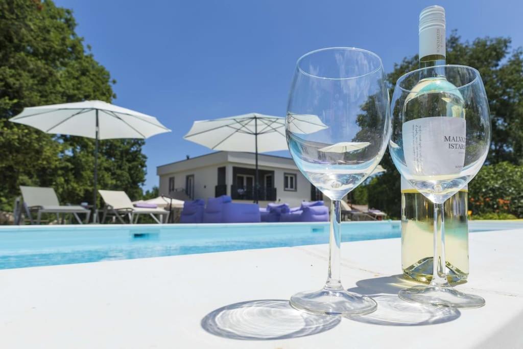 Luxury Villa Cetiri Hrasta Pićan Buitenkant foto