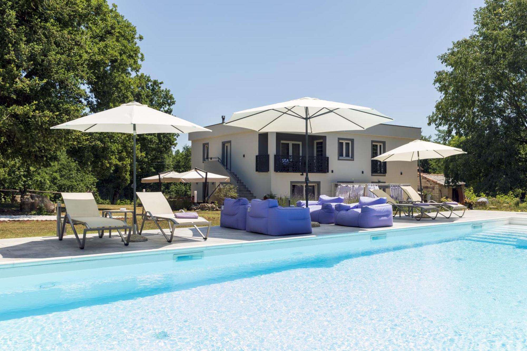 Luxury Villa Cetiri Hrasta Pićan Buitenkant foto
